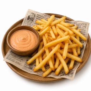 Batata frita c/ molho da casa