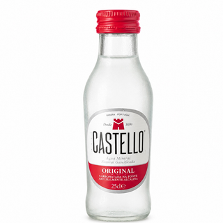 Água c/ gás Castelo 25cl