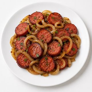 Calabresa acebolada