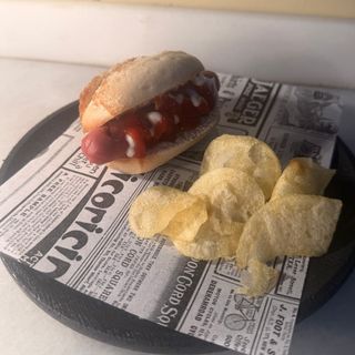 Hotdog com Ketchup e Maionese