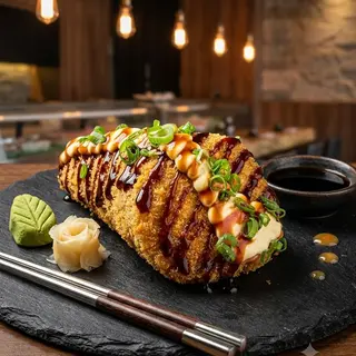 Temaki Salmão Panado