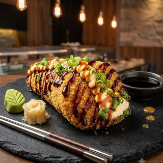 Temaki Salmão Panado
