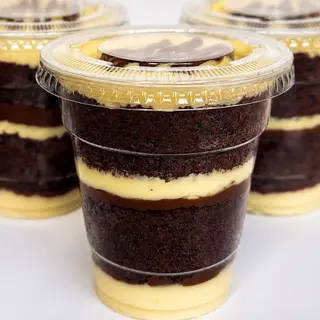 Bolo no pote de ninho com Nutella