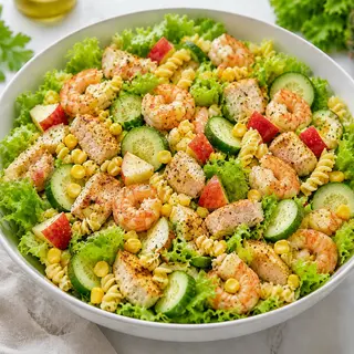 Salada falafel