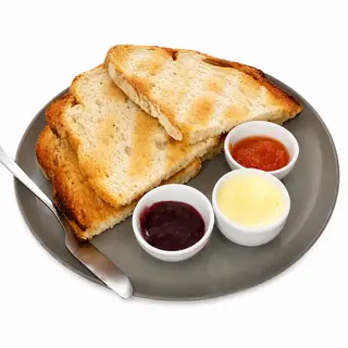 Torrada com compota