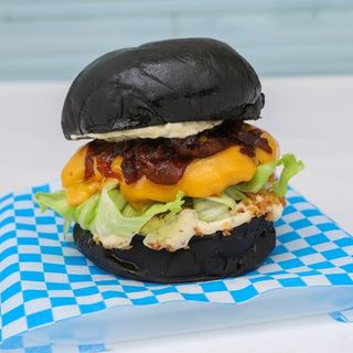 Dark Burger c/batata frita caseira