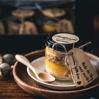 Bolo de frasco côco e rafaello