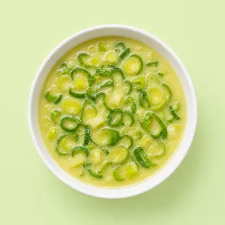 Sopa de alho francês