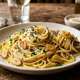 Spaguetti alho e óleo