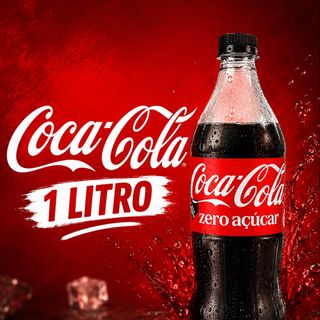 COCA COLA 1 LITRO ZERO AÇUCAR