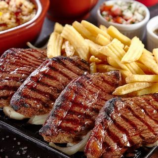 Picanha na chapa prato feito