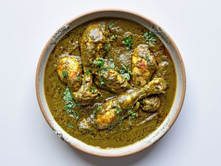 Frango com Espinafres