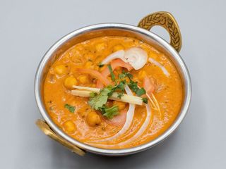 Karahi de grão-de-bico/Karahi Chana