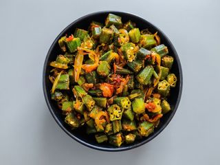 Masala de Quiabo/ Bhindi Masala