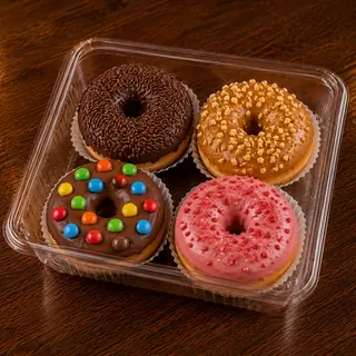 Caixinha de Mini Donuts