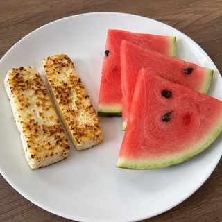Melancia com Queijo Fresco ou Grelhado