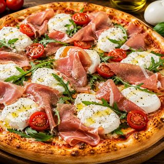 Pizza Presunto e Búfalo 31CM