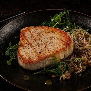 Bife de Atum na Frigideira