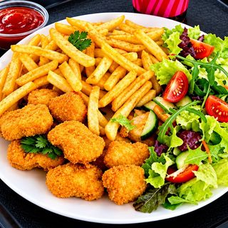 Nuggets de Frango em Prato