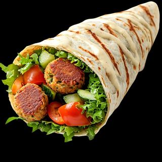 Falafel em Tortilha