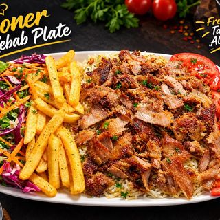 Menu Döner Kebab em Prato