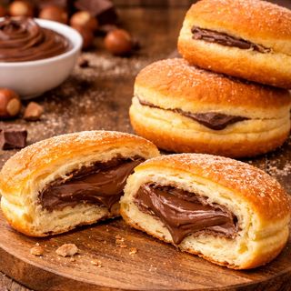 Bola de Berlim de nutela
