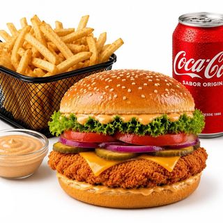 enu Crispy Chicken Burge