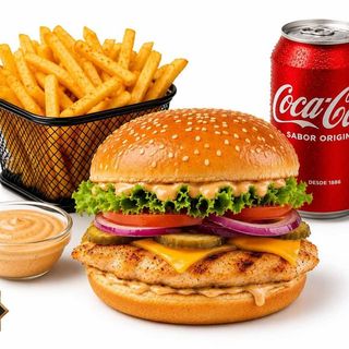 Menu frango Burge