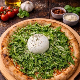 Pizza burata