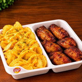 6 Asas + Batata Lay's