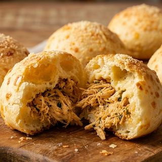 Pão de queijo com Frango 5un 55g