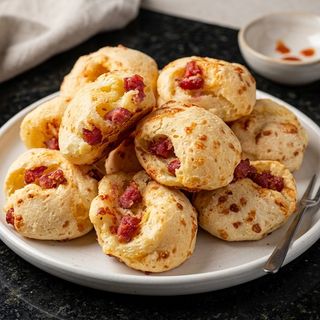 Pão de queijo com bacon 10un 22g