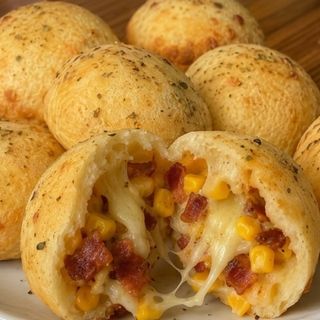Pão de queijo Bacon e Milho 5un 55g