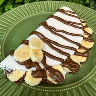 Tapioca Banana com Nutella