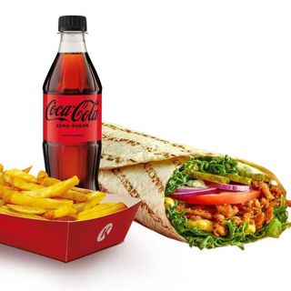 Menu Veggie Crispy Wrap