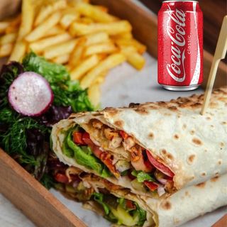 Menu Crispy Wrap Roll de Frango