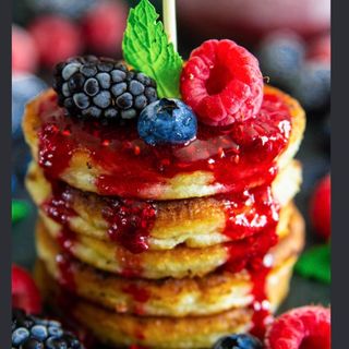 Cheesy pancake