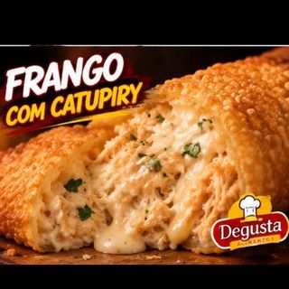 Pastel de frango com Catupiry