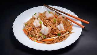 Paste de orez cu creveti