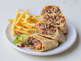 Hot mexican wrap buritto