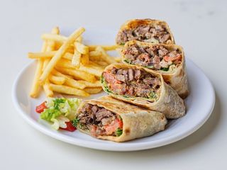 Strips & cheddar wrap