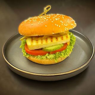 Vegan burger cu tofu