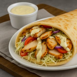 Shaorma de pui la lipie 400g