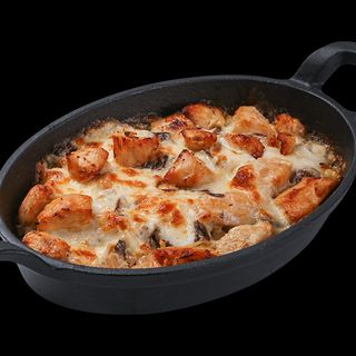 Mamaliguta cu carne de pui