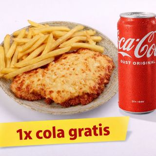 ȘNITEL  DE PUI TOPIT IN  CAȘCAVAL