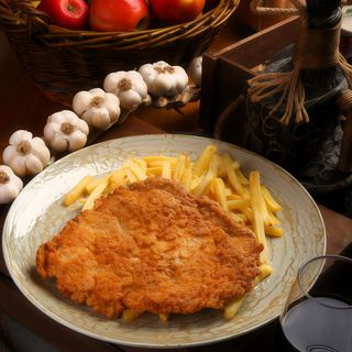 Snitel de porc flamanzila