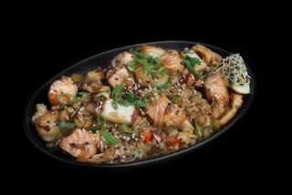 Orez cu  fructe de mare 