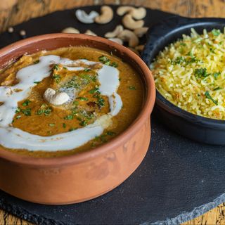 Butter chicken cu orez basmati 500g