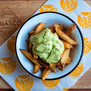 Guacamole Fries-Cartofi prajiti cu sos Avocado