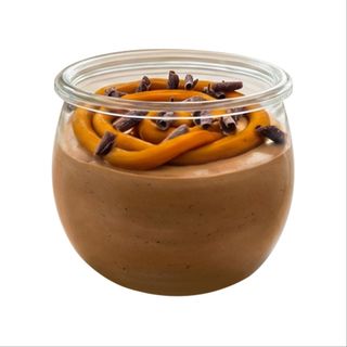 Cupa cu ciocolata si caramel
